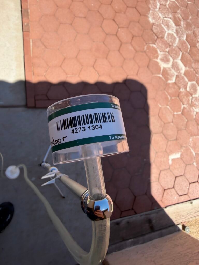 Outdoor comparison mold air sampling during Mold Testing Chandler AZ